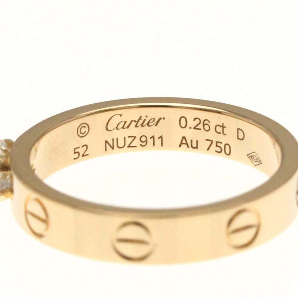 CARTIER Authentic 18k Gold Diamond Love Ring - Picture 5 of 10
